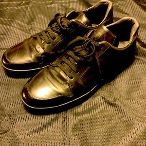 to Boot New York Men's Adam Derrick Leather Sneakers - Black - Size 11.